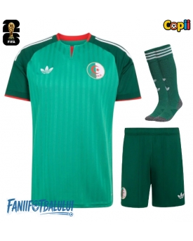 Algeria Echipament de Fotbal Replică Mondial 2026 Copii Deplasare (+ Șorturi)